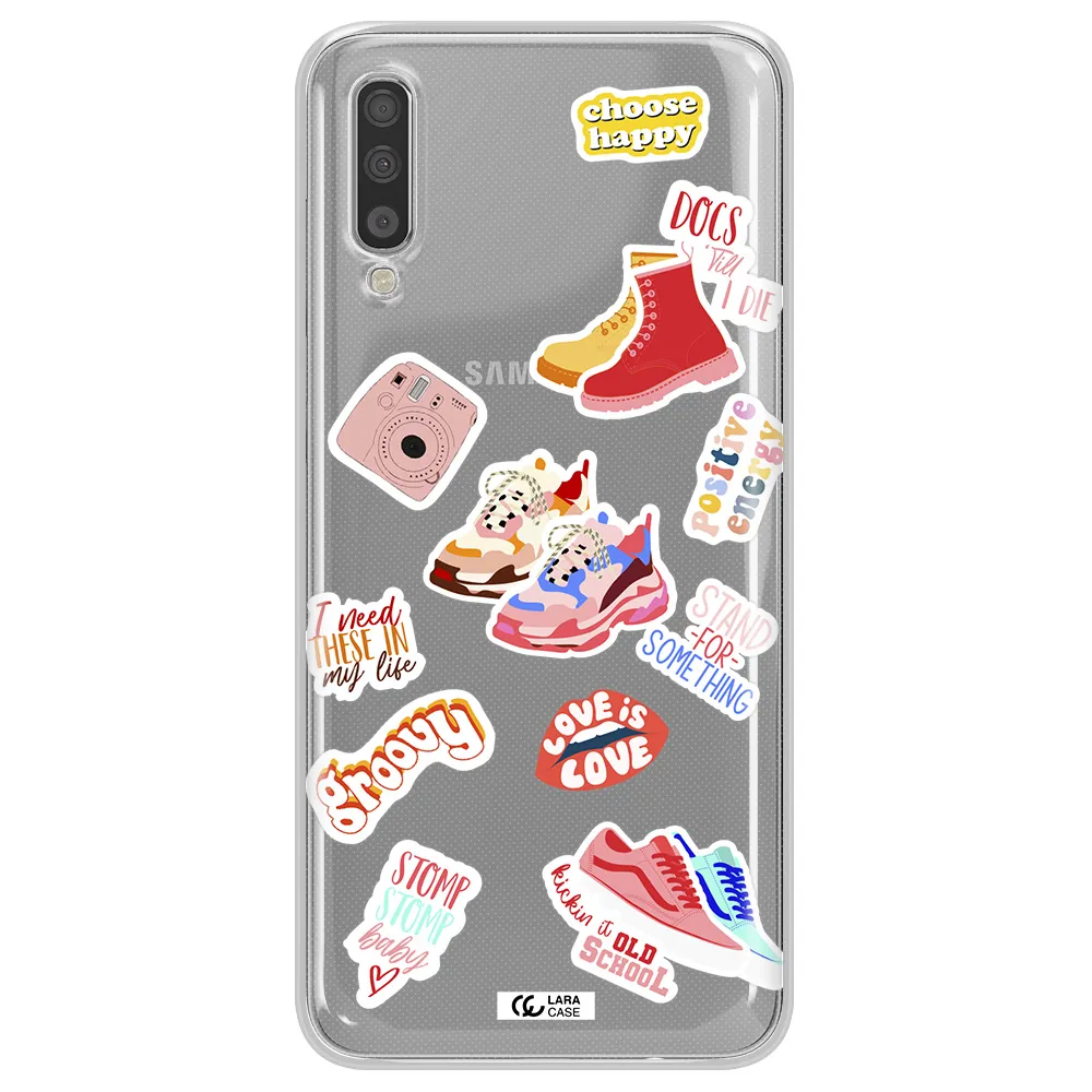 Positive Energy Samsung A70 Clear TPU Case