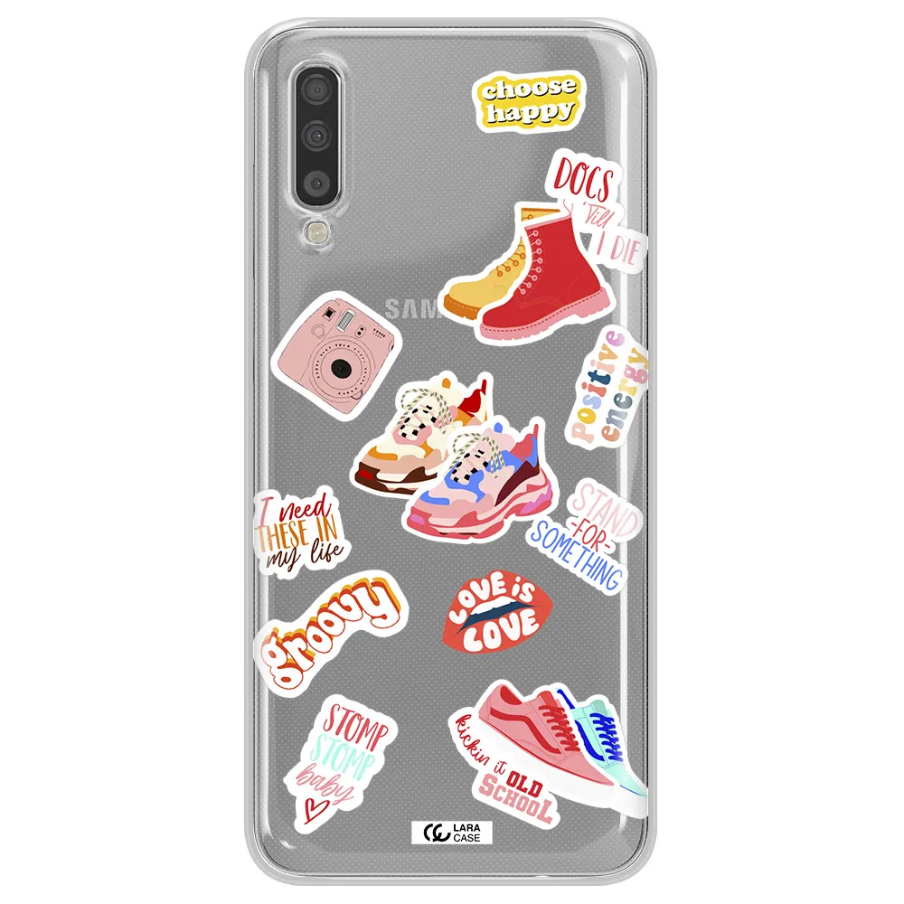 Positive Energy Samsung A70S Clear Tpu Case