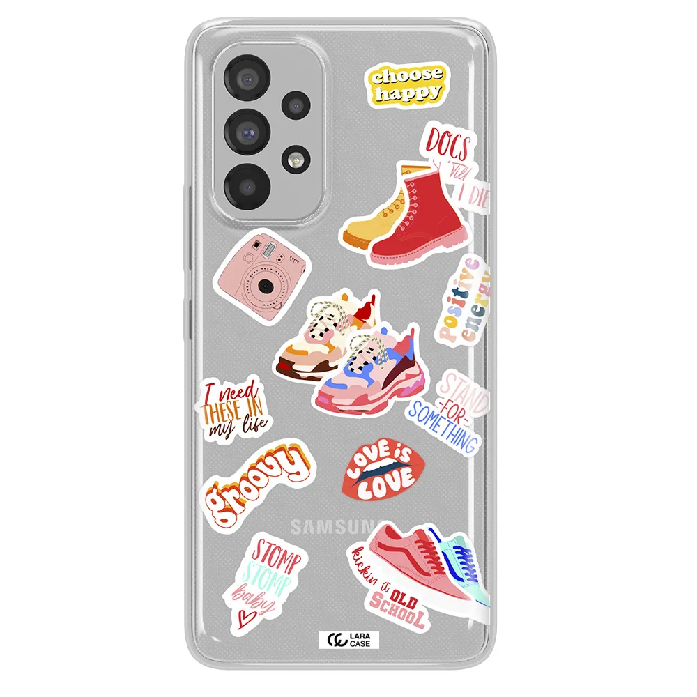 Positive Energy Samsung A73 Clear TPU Case