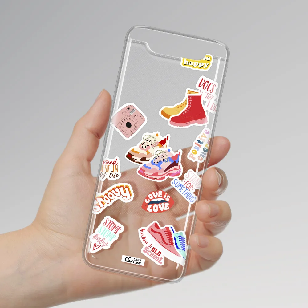 Positive Energy Samsung A80 Clear TPU Case