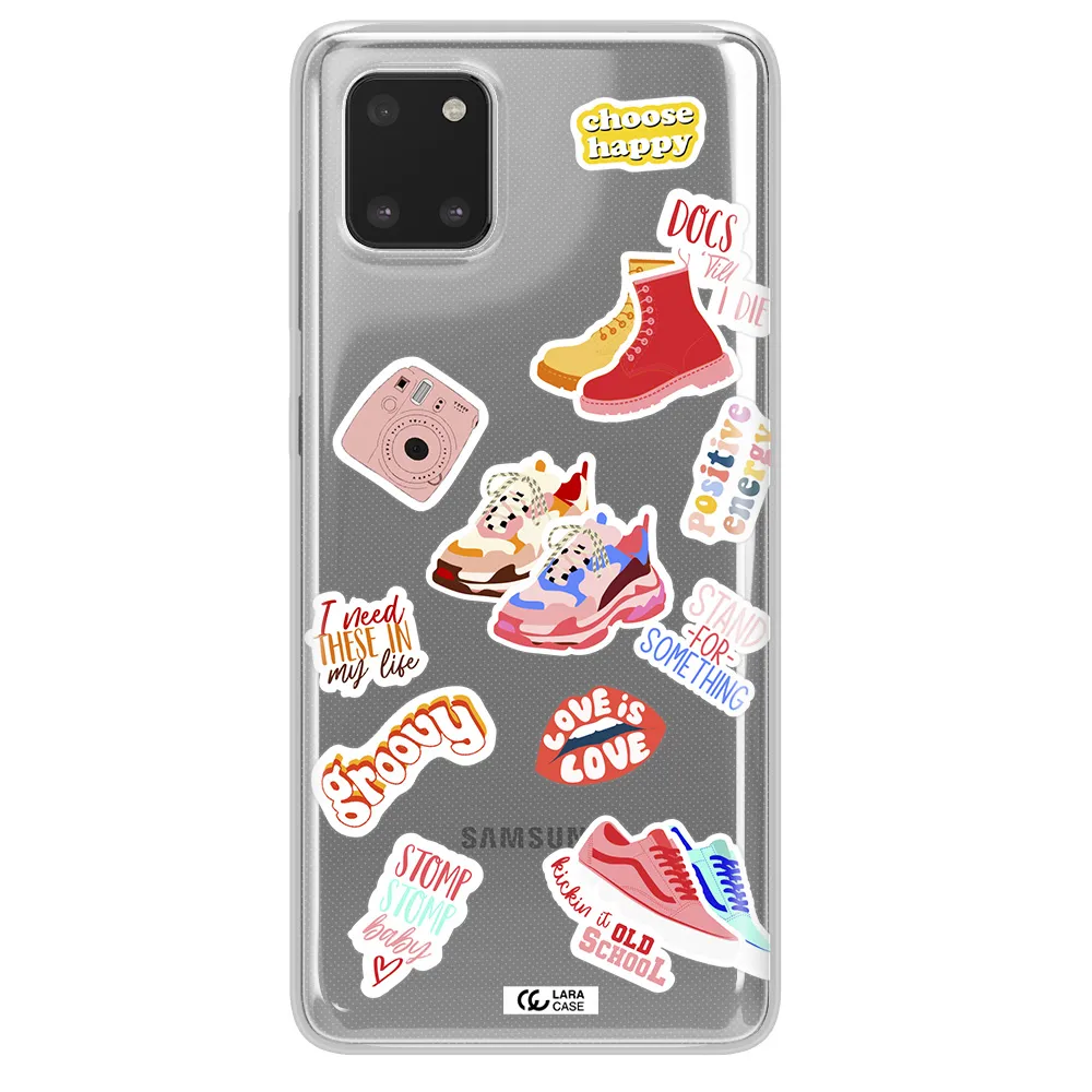 Positive Energy Samsung A81 Clear TPU Case