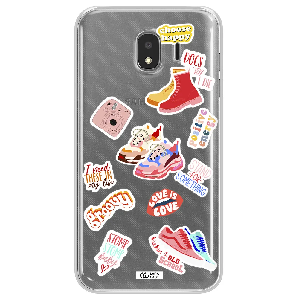 Positive Energy Samsung J4 Clear TPU Case