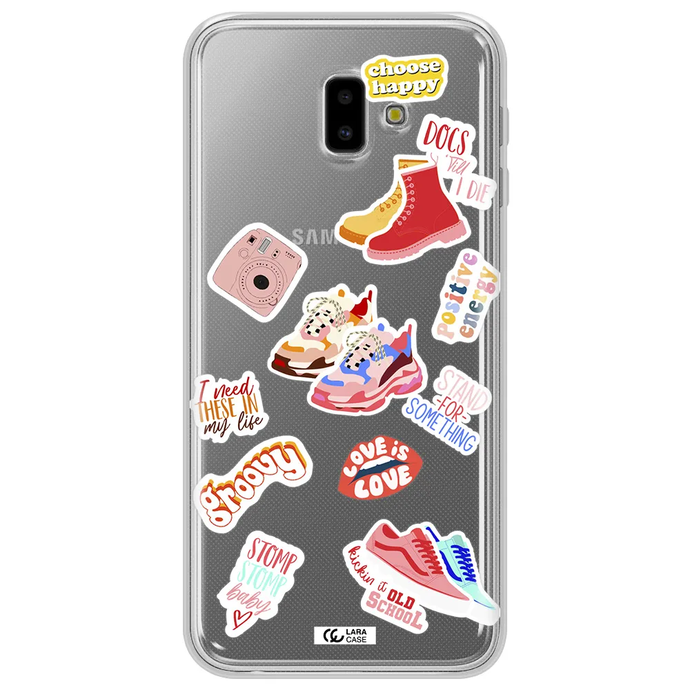 Positive Energy Samsung J6 Plus Clear TPU Case