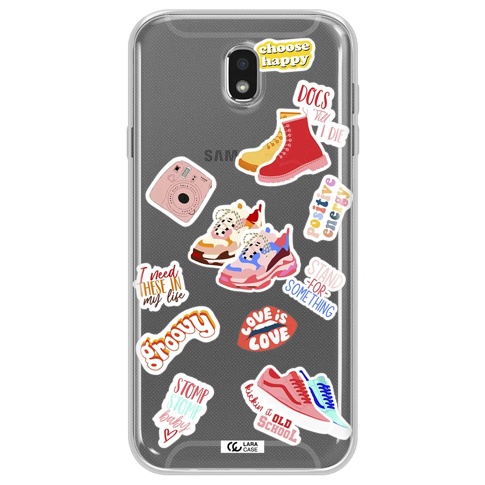 Positive Energy Samsung J7 Pro Clear TPU Case