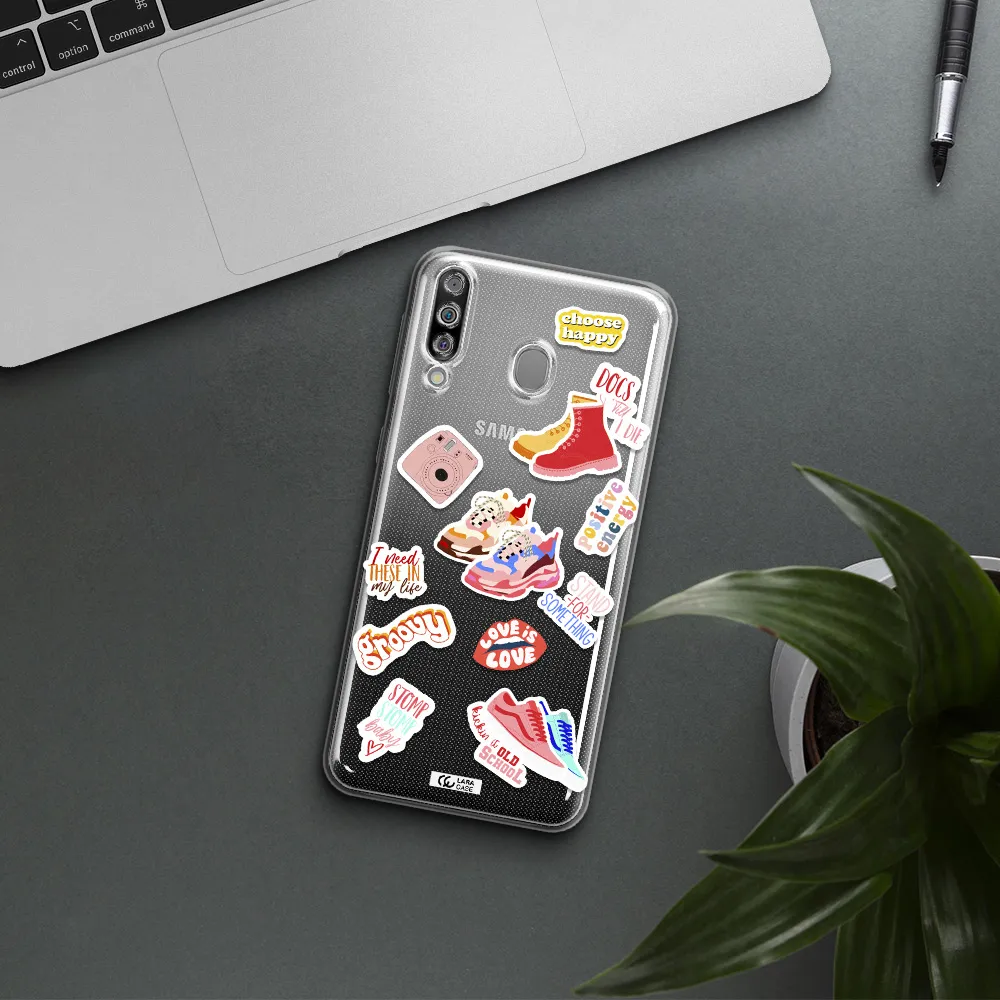 Positive Energy Samsung M30 Clear TPU Case