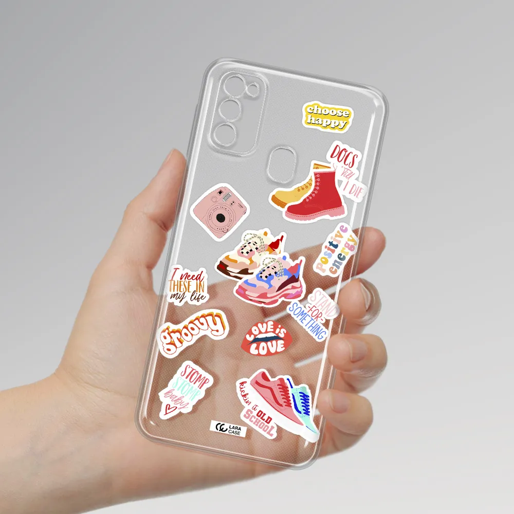 Positive Energy Samsung M30S Clear TPU Case