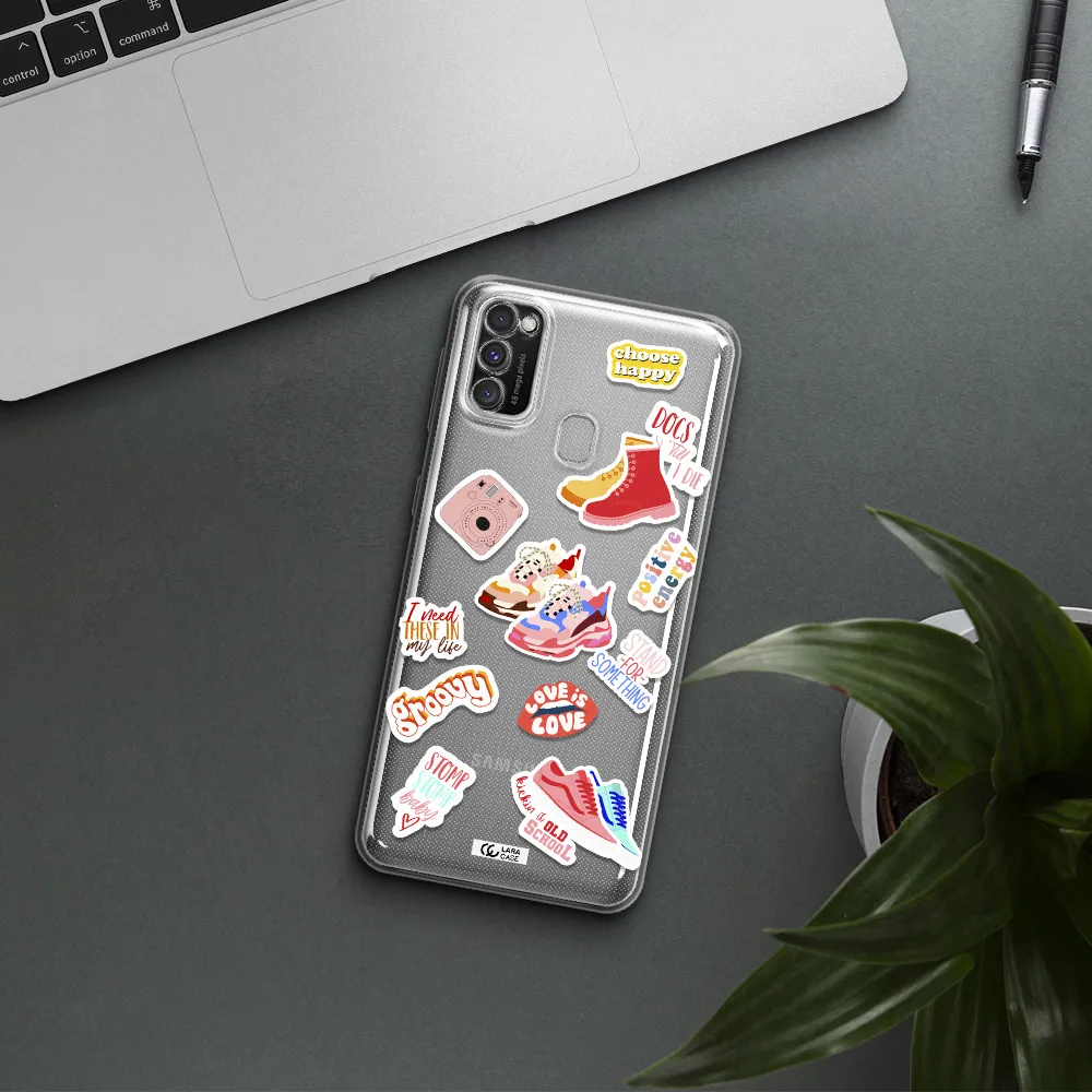 Positive Energy Samsung M30S Clear TPU Case