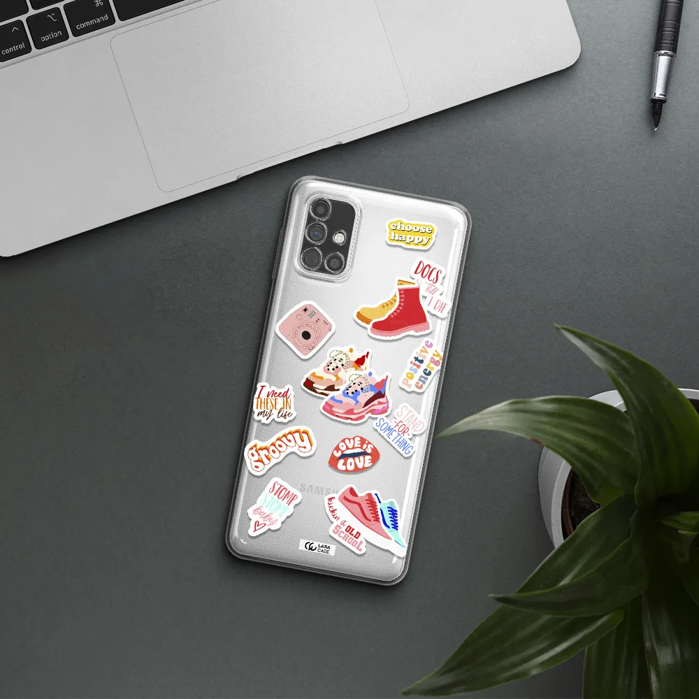 Positive Energy Samsung M51 Clear TPU Case