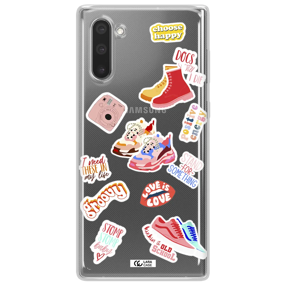 Positive Energy Samsung Note 10 Clear TPU Case