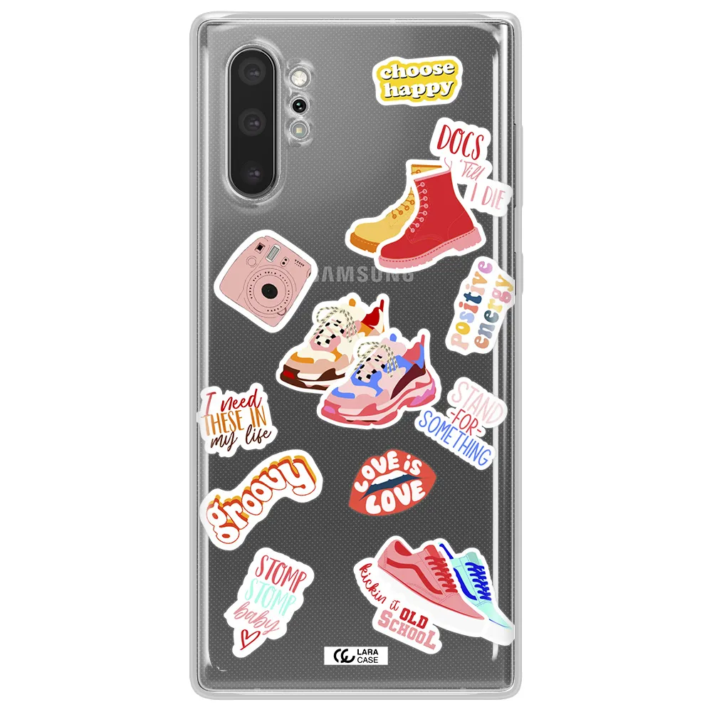 Positive Energy Samsung Note 10 Plus Clear TPU Case