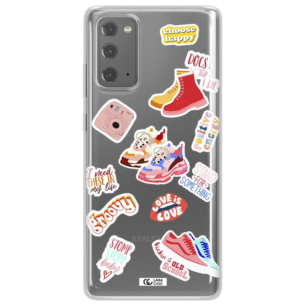 Positive Energy Samsung Note 20 Clear TPU Case