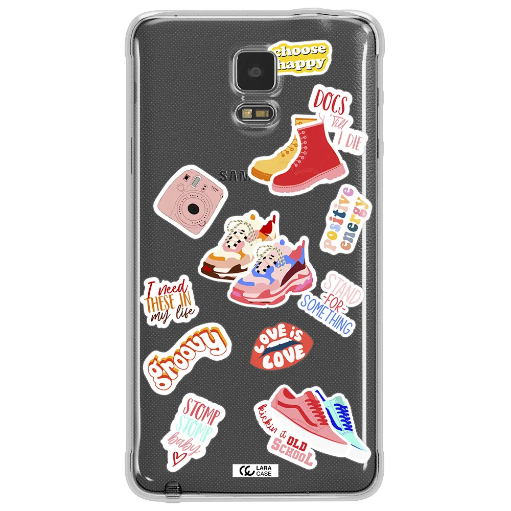 Positive Energy Samsung Note 4 Clear TPU Case