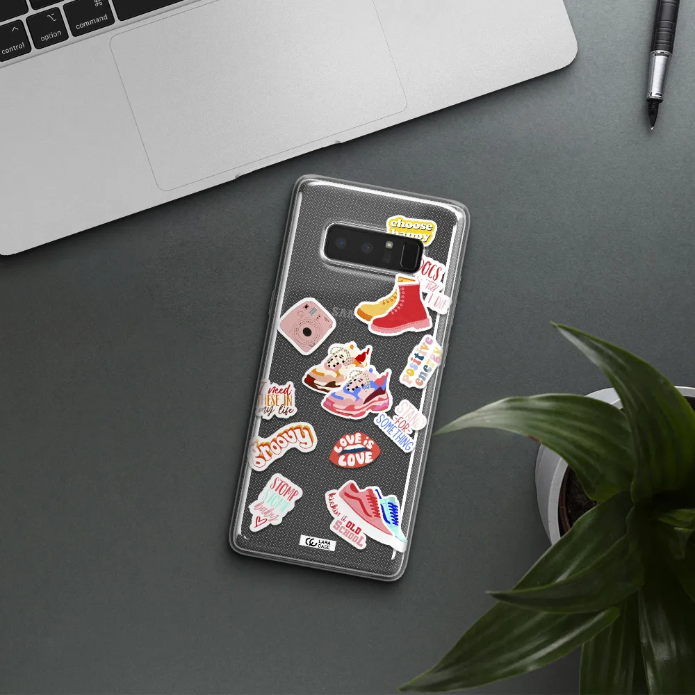 Positive Energy Samsung Note 8 Clear TPU Case