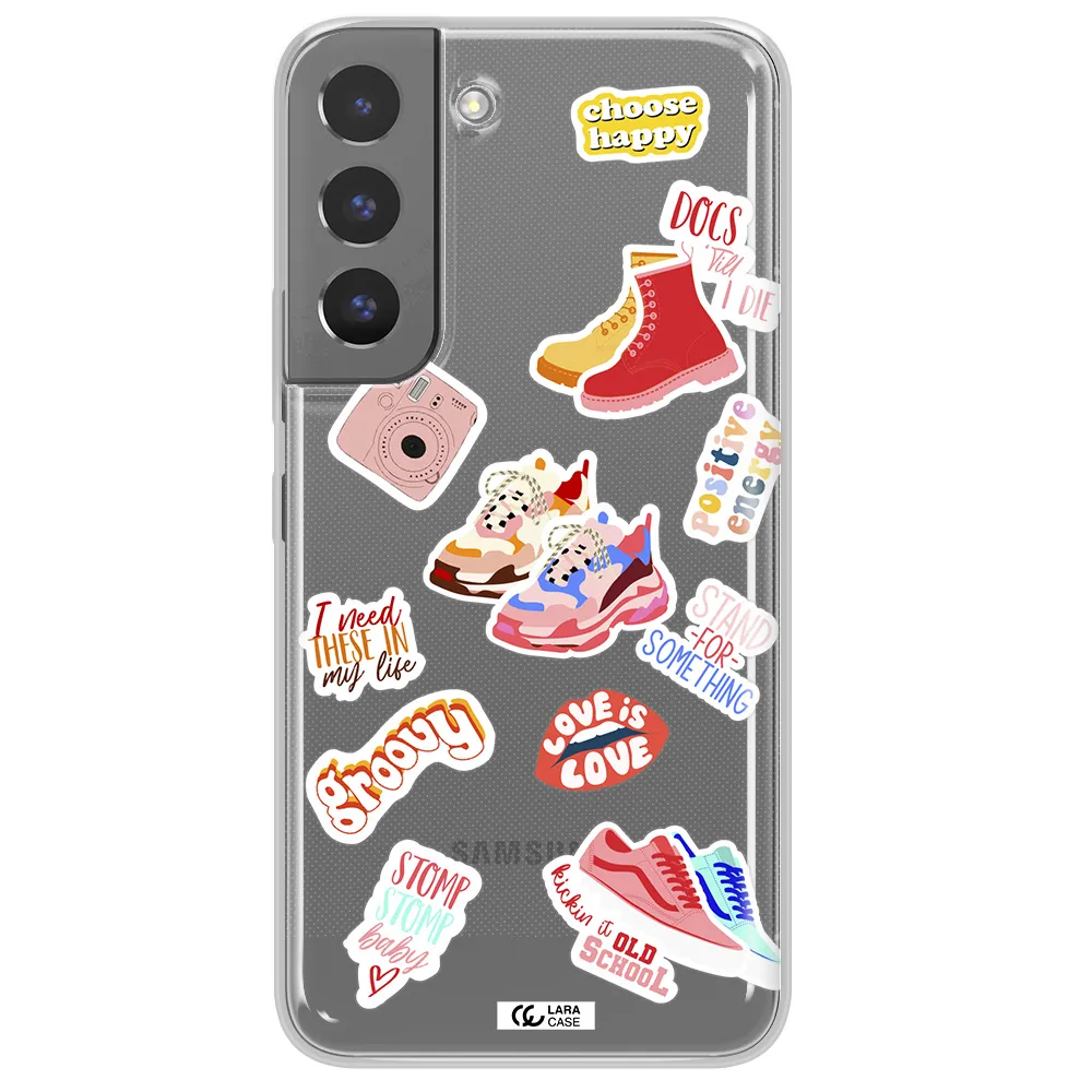 Positive Energy Samsung S 22 Clear TPU Case