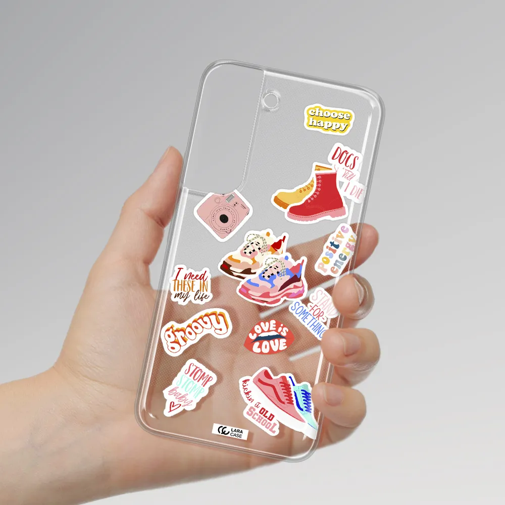 Positive Energy Samsung S 22 Plus Clear TPU Case