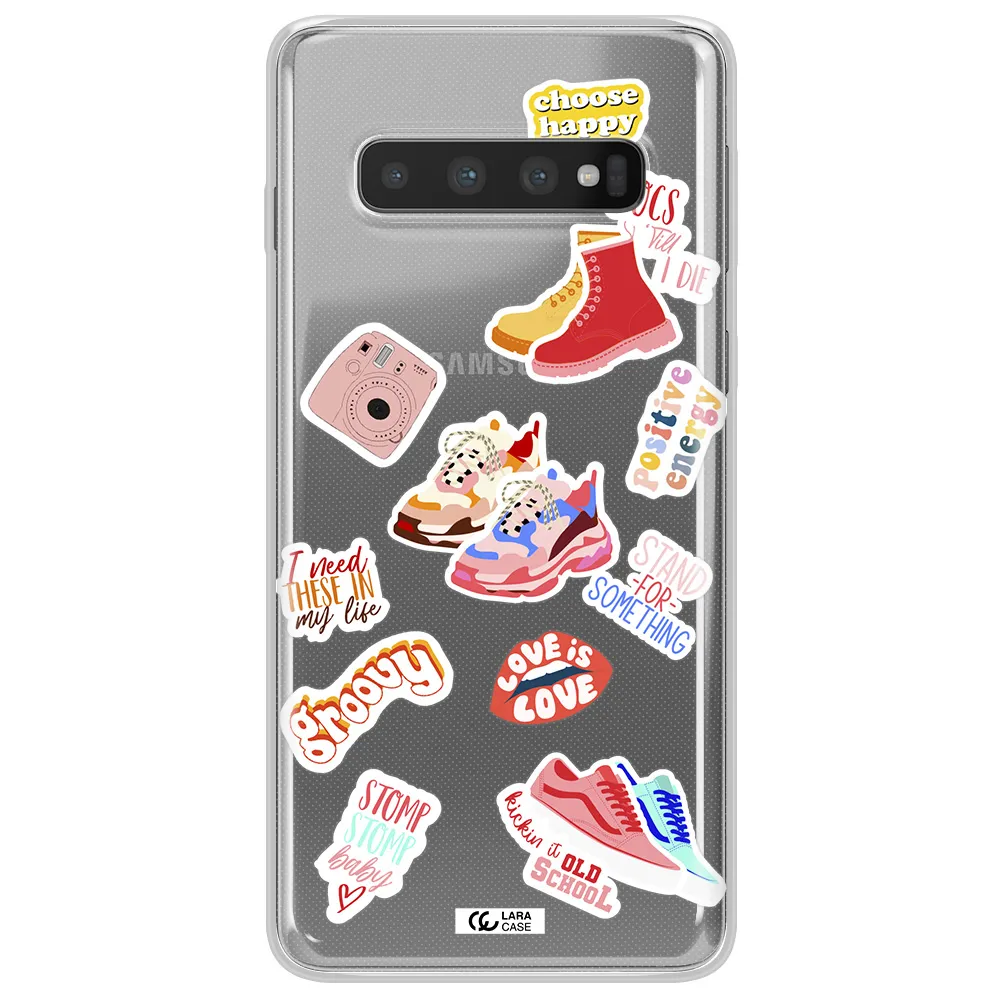 Positive Energy Samsung S10 Plus Clear TPU Case