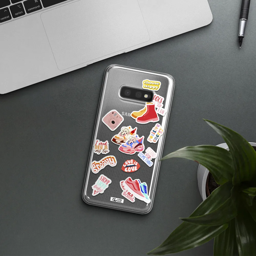 Positive Energy Samsung S10e Clear TPU Case