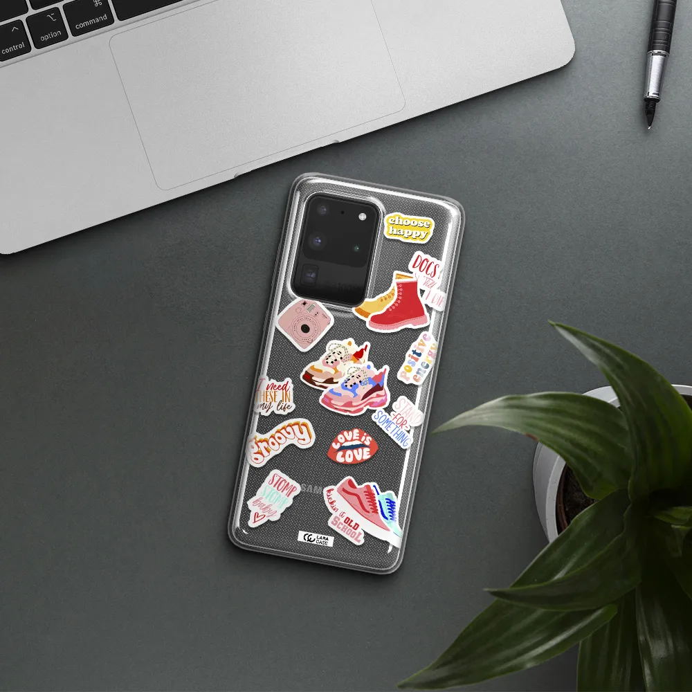 Positive Energy Samsung S20 Ultra Clear TPU Case