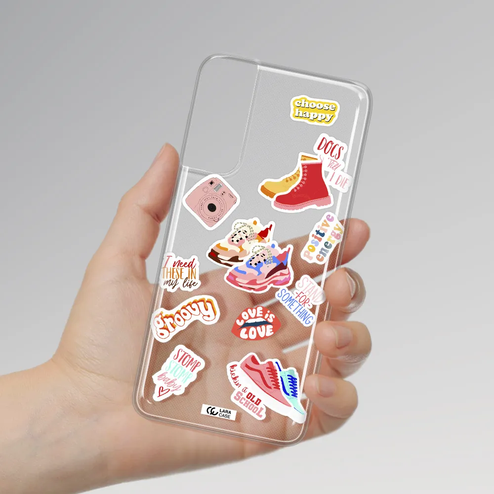 Positive Energy Samsung S21 Clear TPU Case