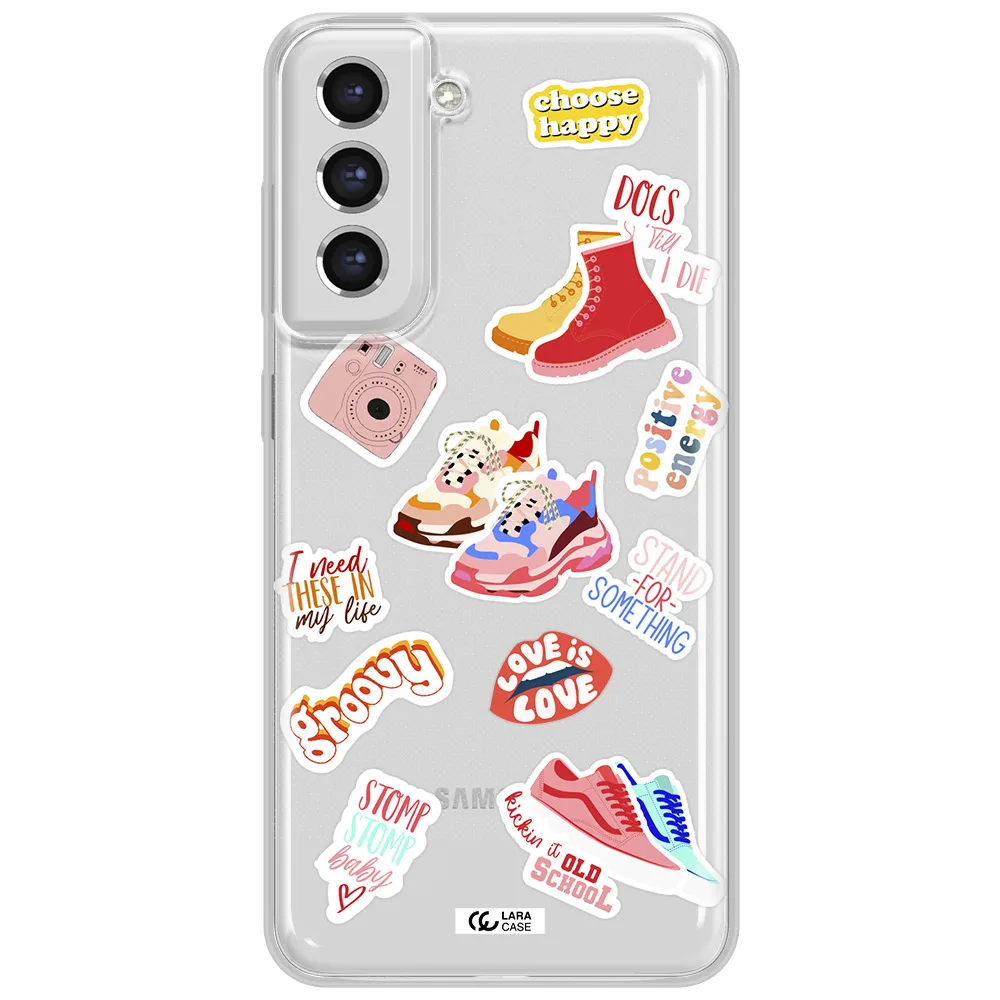 Positive Energy Samsung S21 Fe Clear Tpu Case