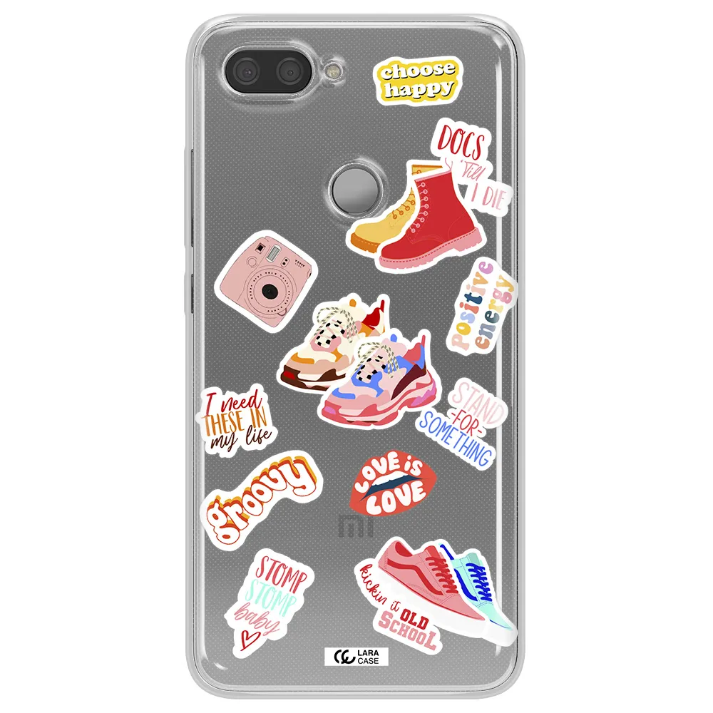 Positive Energy Xiaomi Mi 8 Lite Clear TPU Case