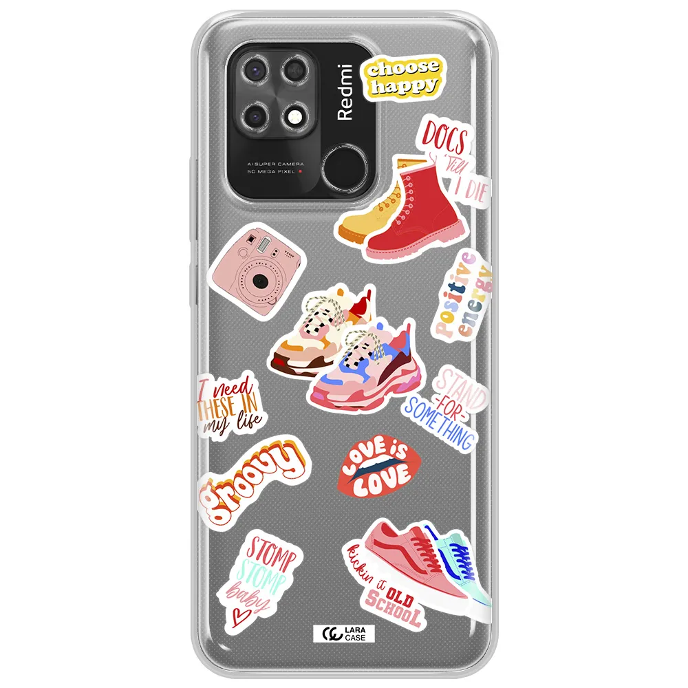 Positive Energy Xiaomi Redmi 10C Clear TPU Case