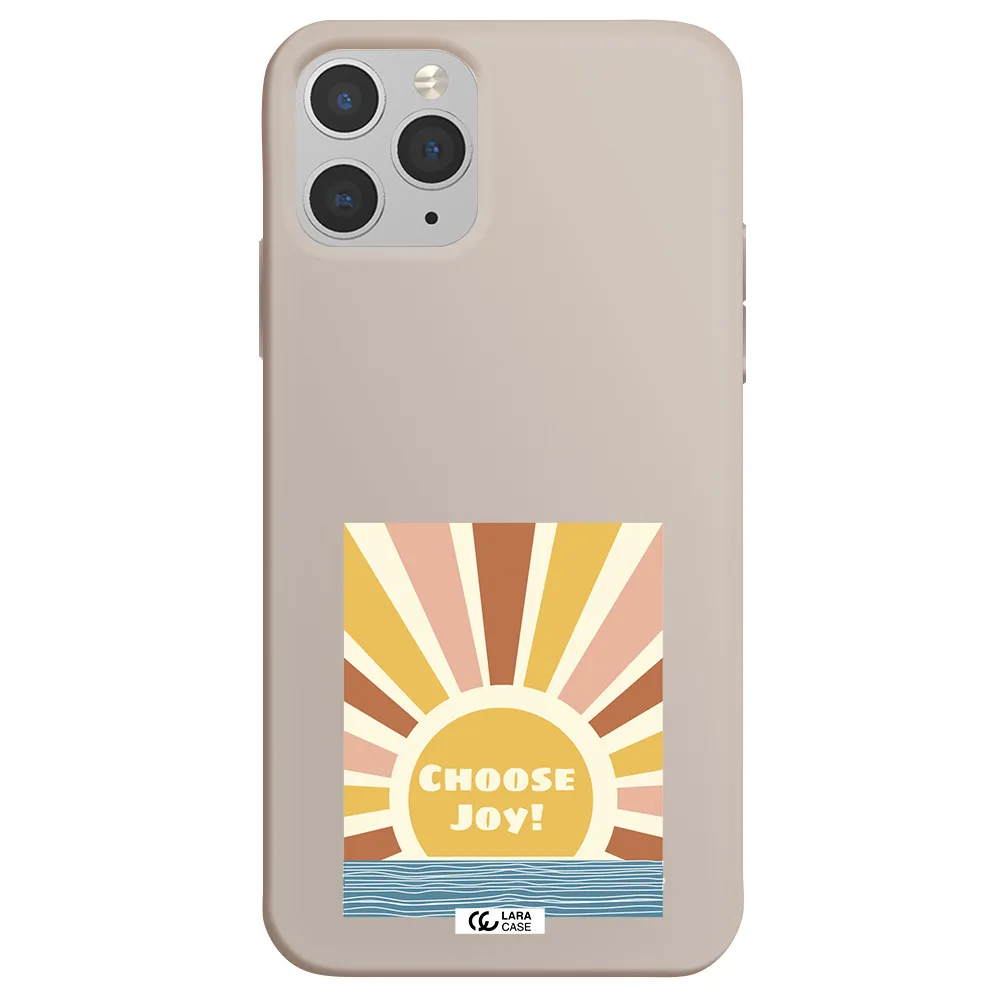 Sunshine Apple iPhone 11 pro Silicone Stone Case