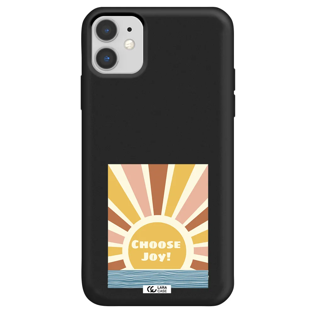 Sunshine Apple iPhone 11 Silicone black Case