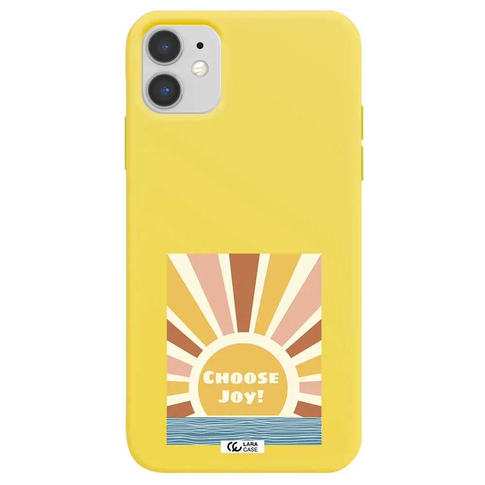 Sunshine Apple iPhone 11 Silicone canary yellow Case