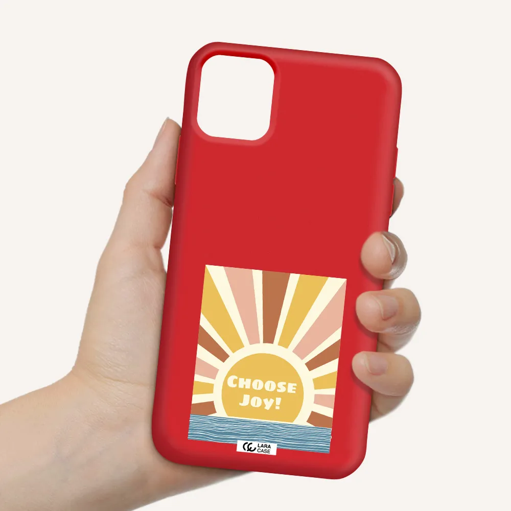 Sunshine Apple iPhone 11 Silicone Imperial Red Case