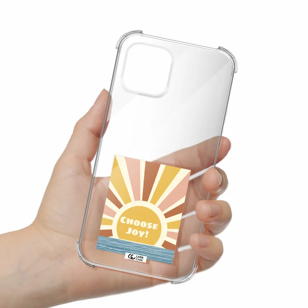 Sunshine Apple iPhone 12 Clear PC Case