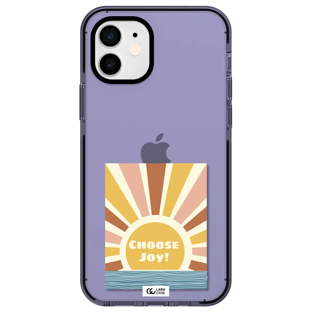 Sunshine Apple iPhone 12 impact Lilac Case
