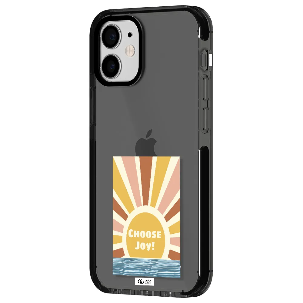 Sunshine Apple iPhone 12 mini impact Smoke Black Case