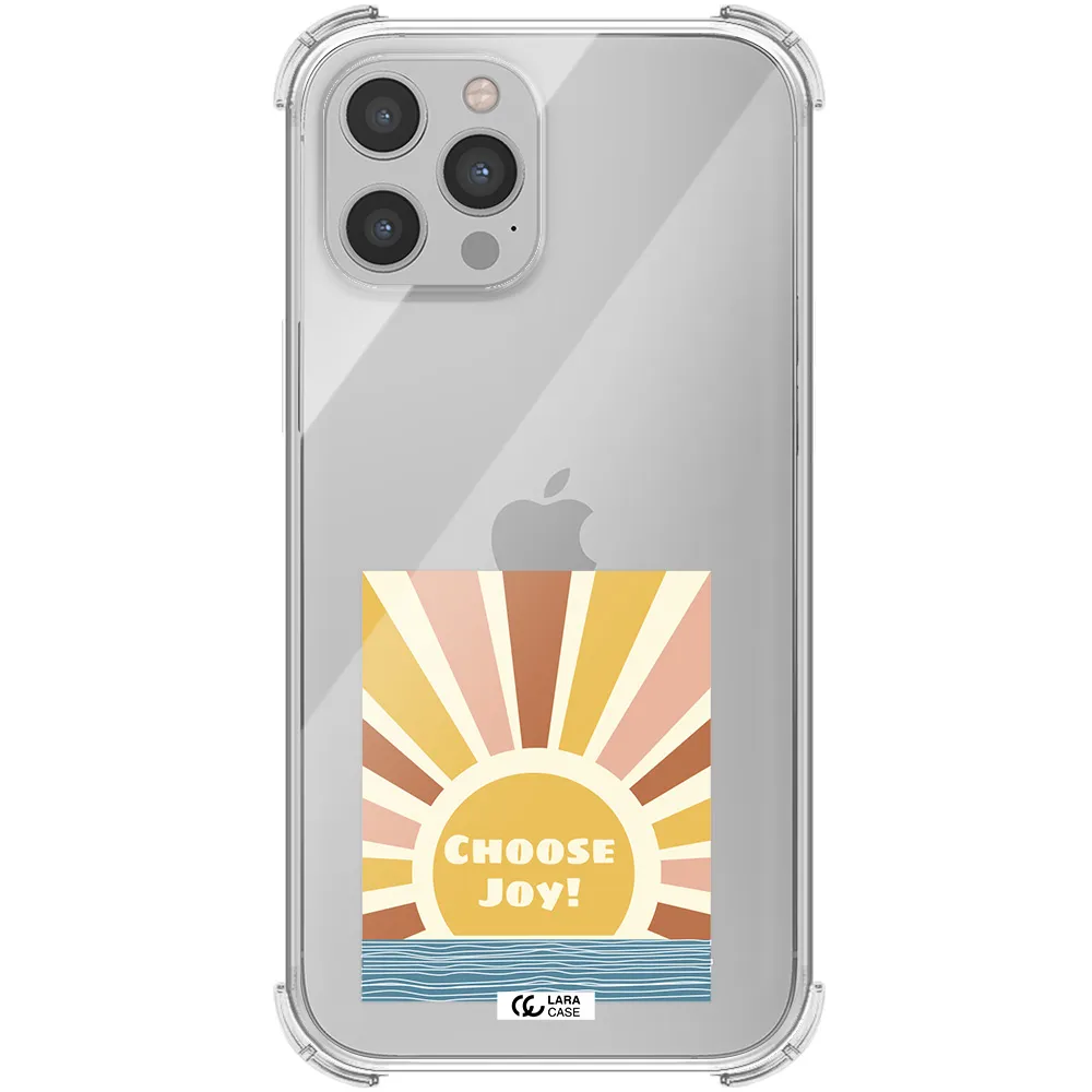 Sunshine Apple iPhone 12 pro Clear PC Case
