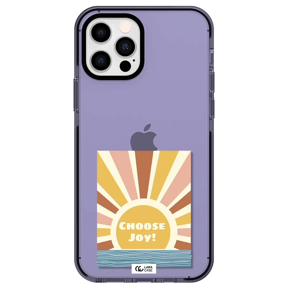 Sunshine Apple iPhone 12 pro impact Lilac Case