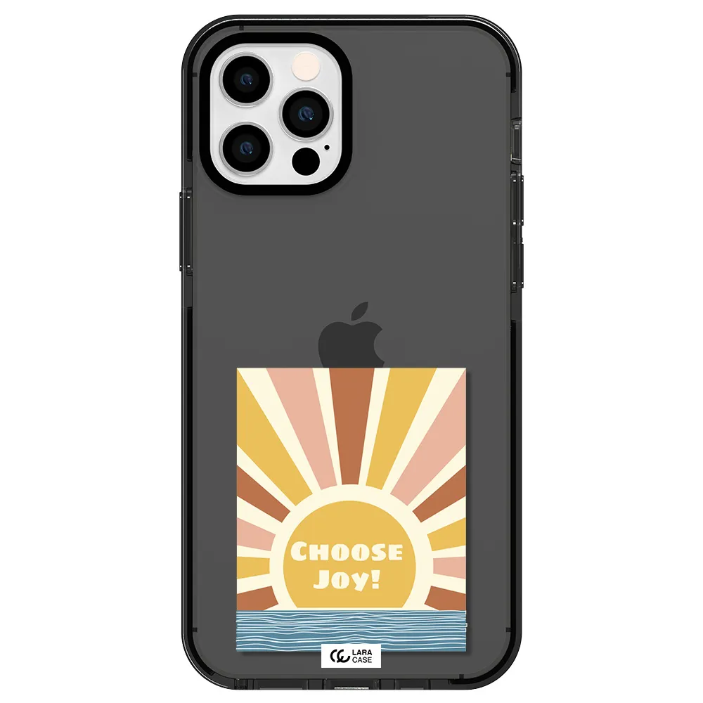 Sunshine Apple iPhone 12 pro impact Smoke Black Case