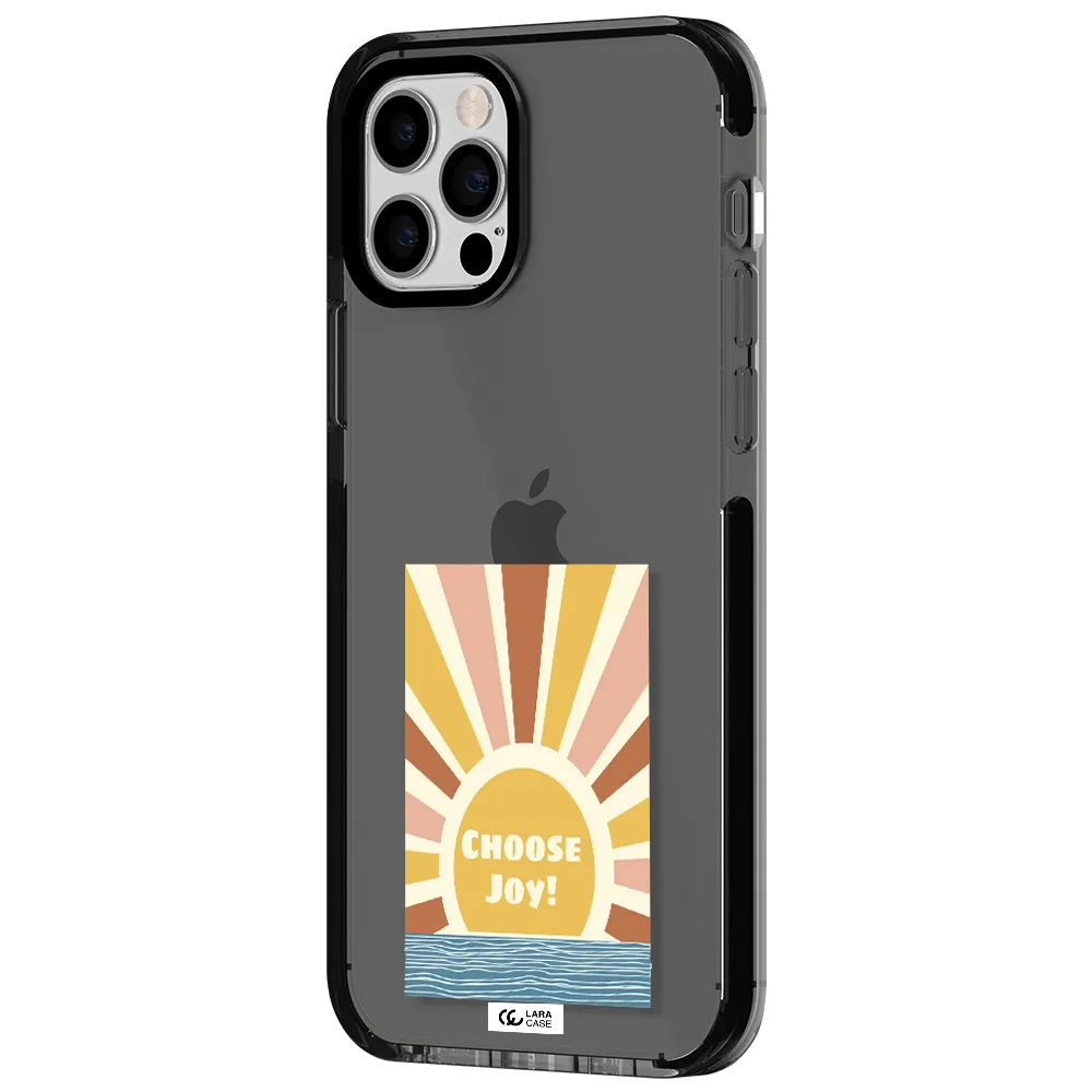Sunshine Apple iPhone 12 pro impact Smoke Black Case