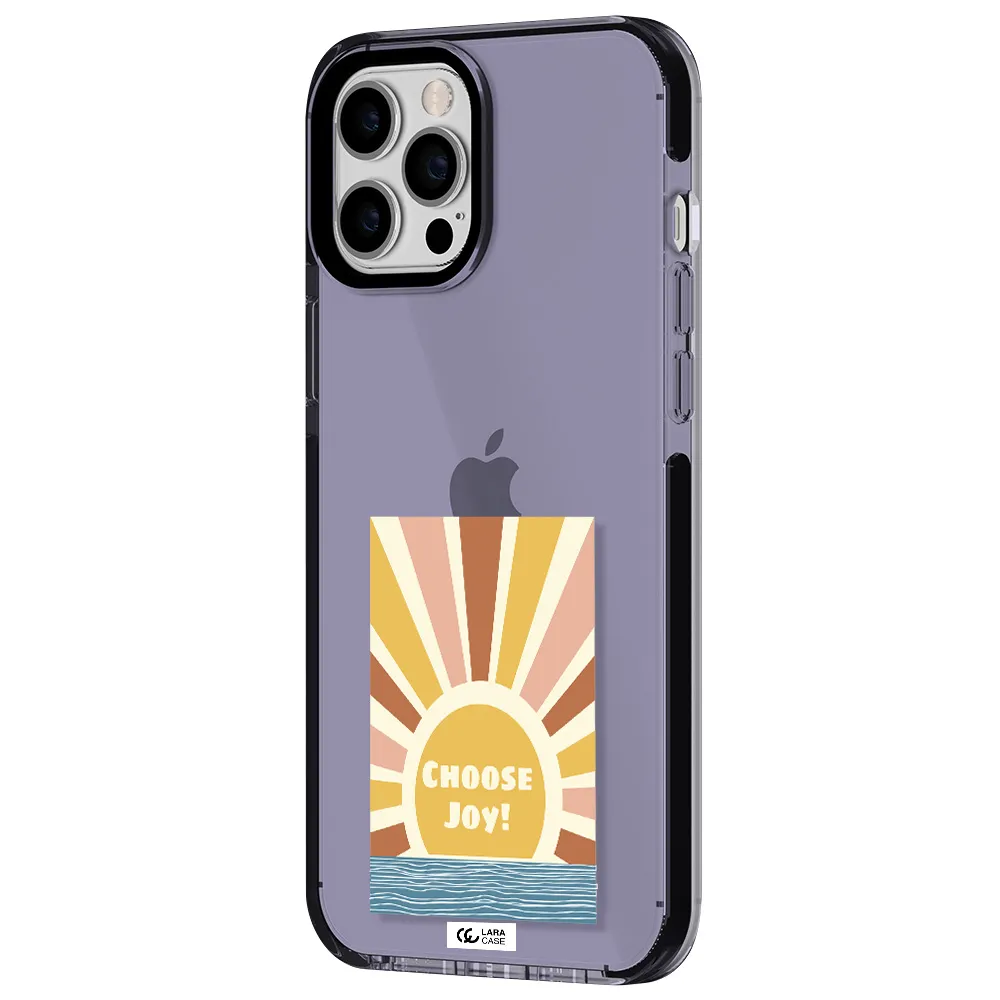Sunshine Apple iPhone 12 pro max impact Lilac Case