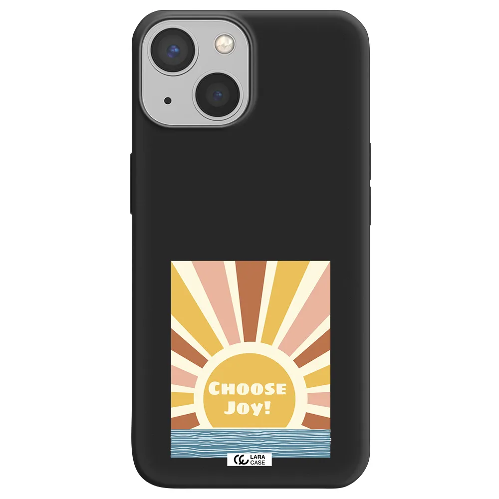 Sunshine Apple iPhone 13 mini Silicone black Case