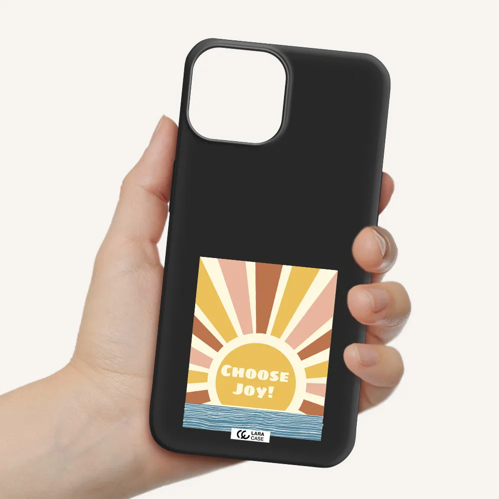 Sunshine Apple iPhone 13 mini Silicone black Case