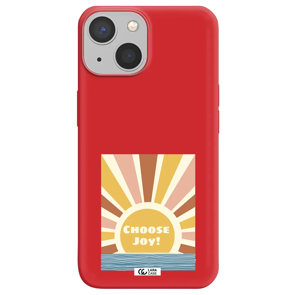 Sunshine Apple iPhone 13 mini Silicone Imperial Red Case