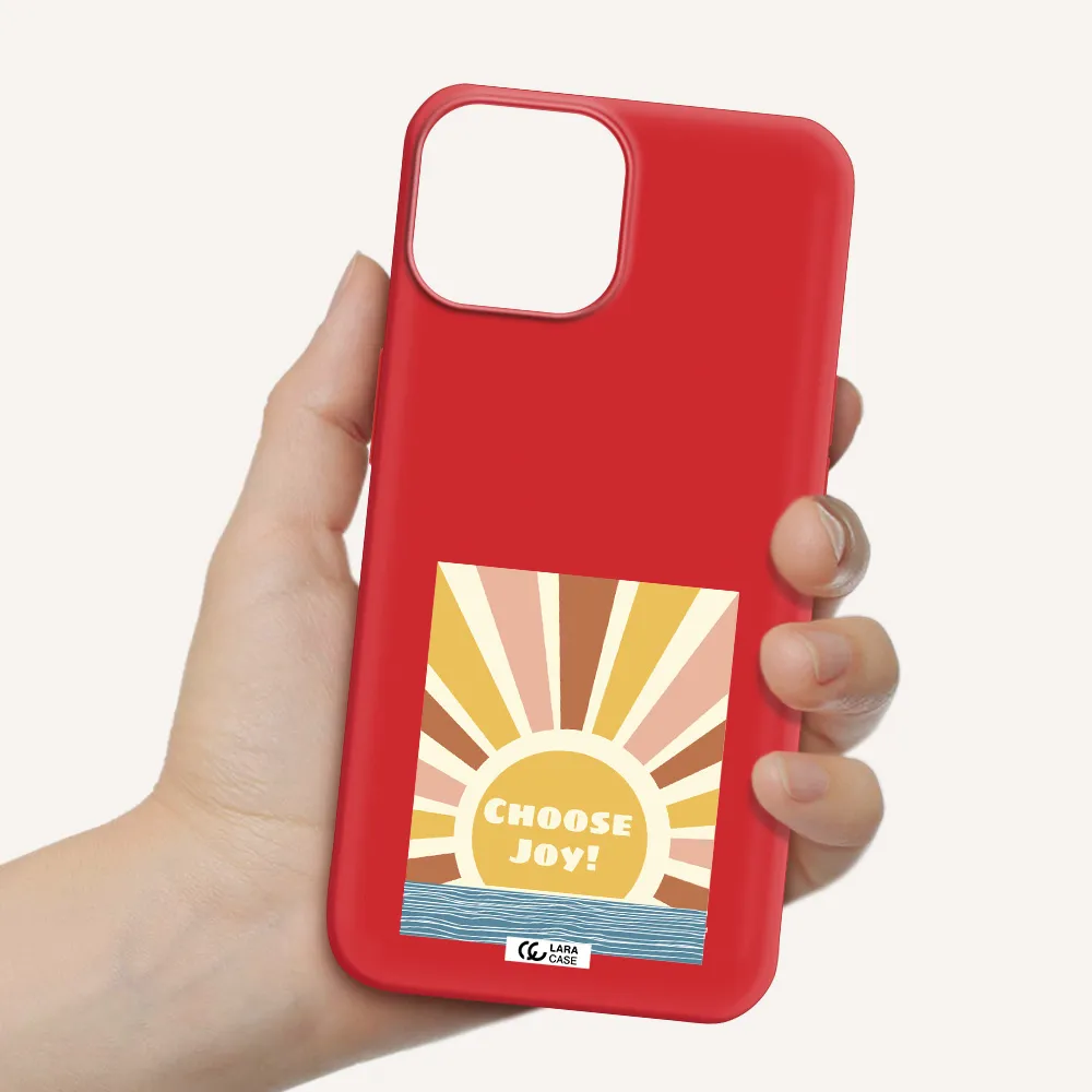 Sunshine Apple iPhone 13 mini Silicone Imperial Red Case