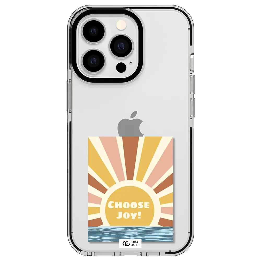 Sunshine Apple iPhone 13 Pro impact black border Case
