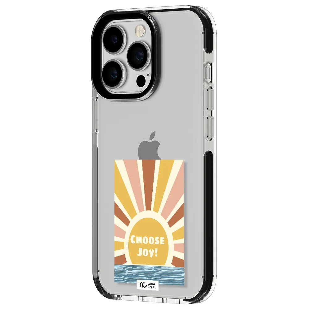 Sunshine Apple iPhone 13 Pro impact black border Case