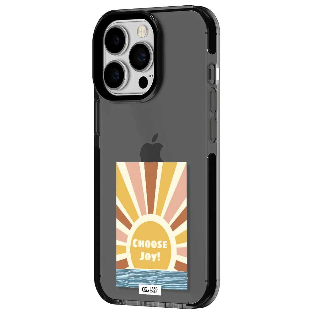 Sunshine Apple iPhone 13 Pro impact Smoke Black Case