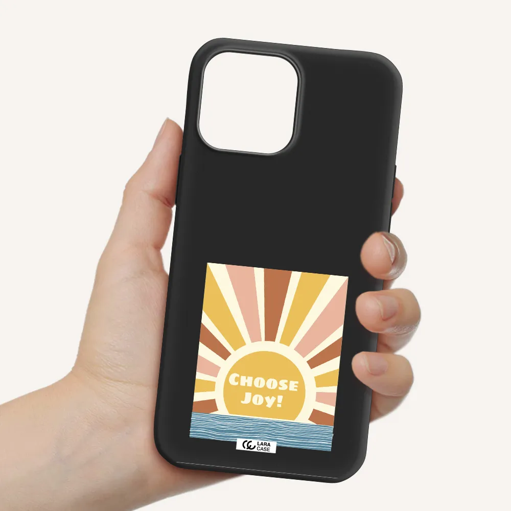 Sunshine Apple iPhone 13 Pro Max Silicone black Case