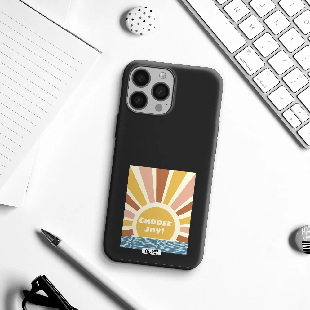 Sunshine Apple iPhone 13 Pro Max Silicone black Case