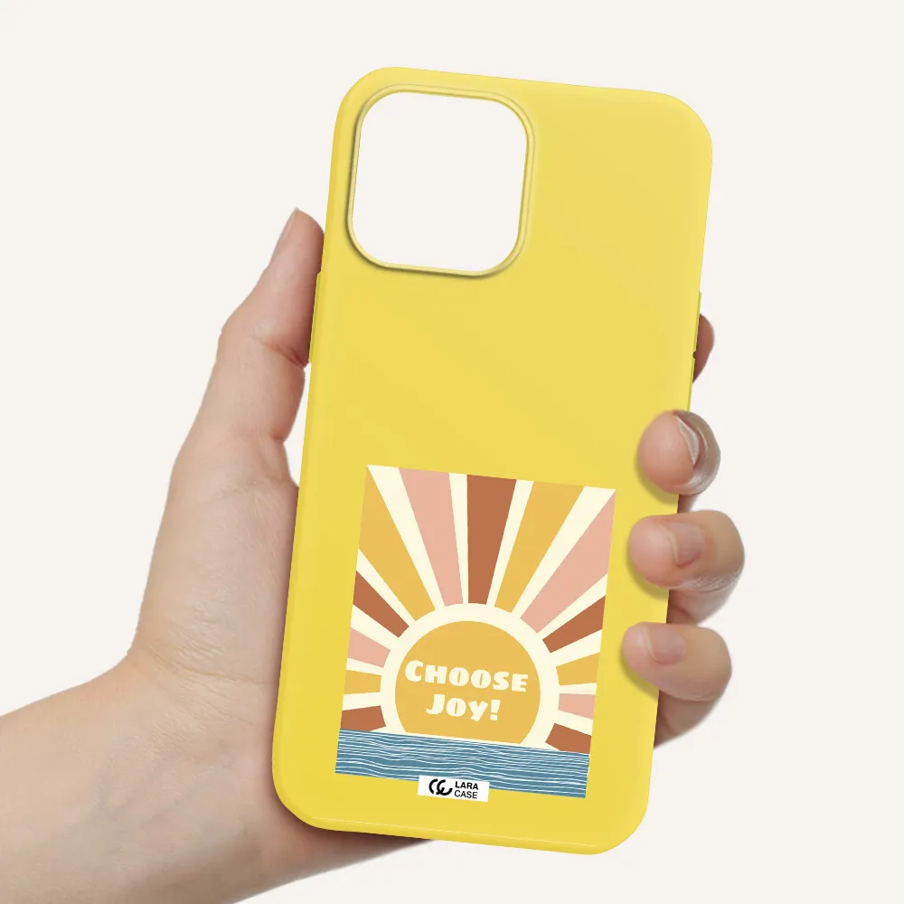 Sunshine Apple iPhone 13 Pro Max Silicone canary yellow Case