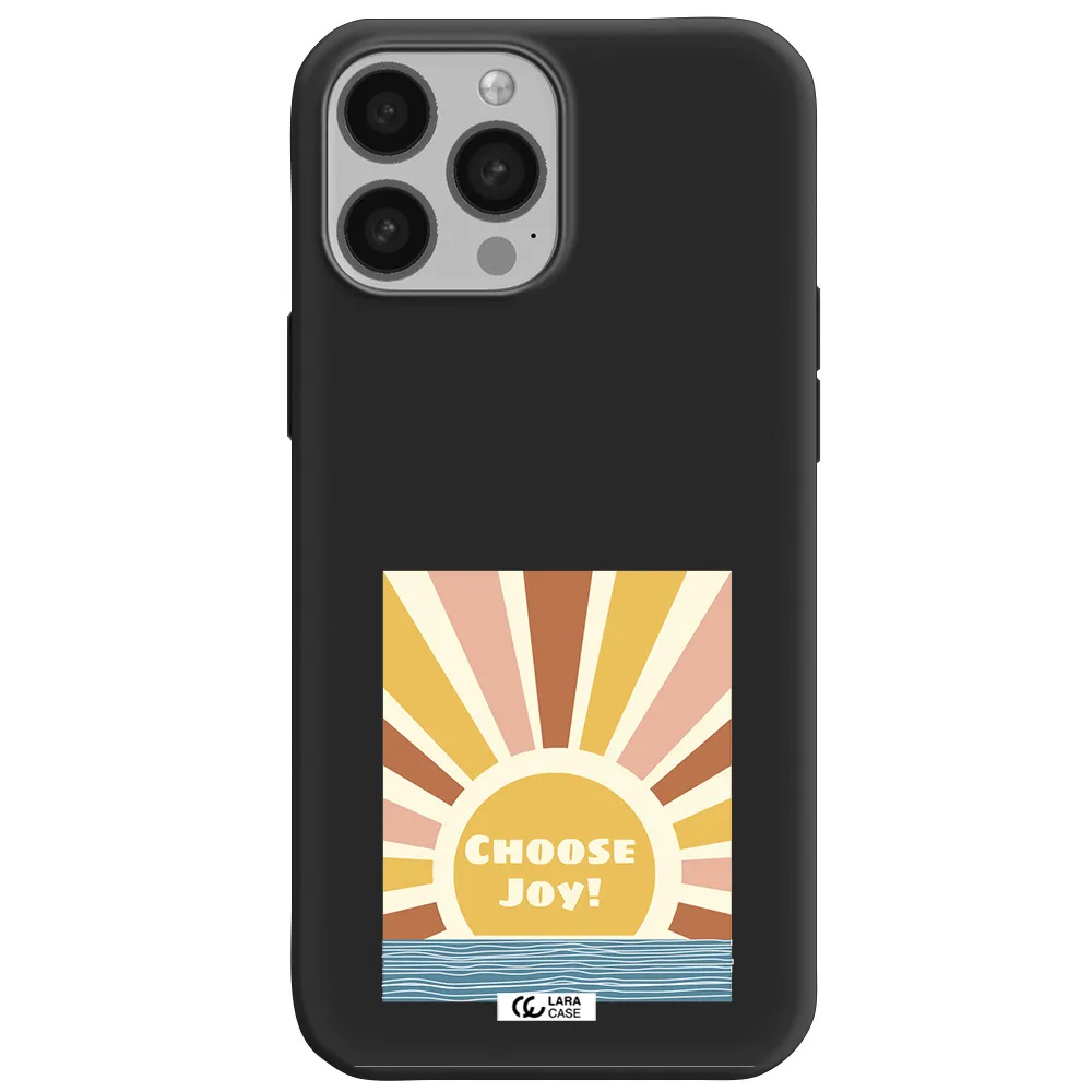 Sunshine Apple iPhone 13 Pro Silicone black Case