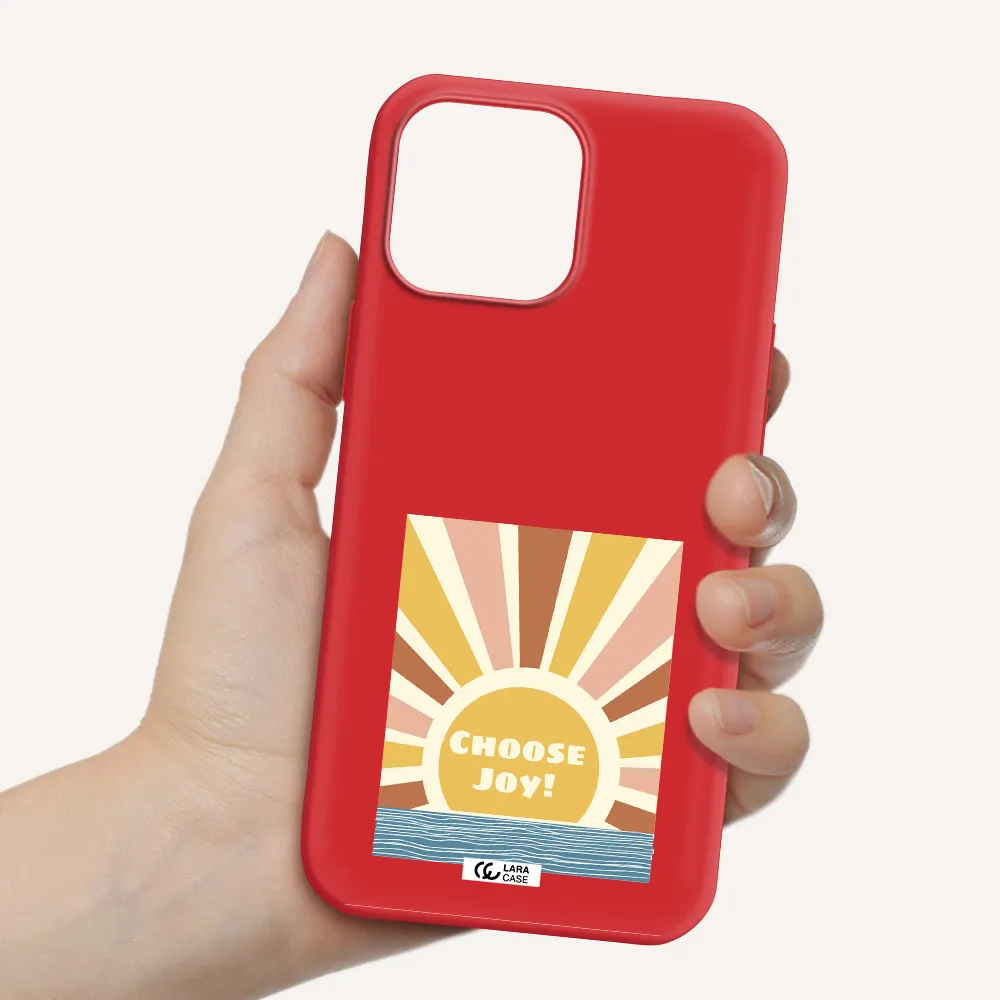Sunshine Apple iPhone 13 Pro Silicone Imperial Red Case
